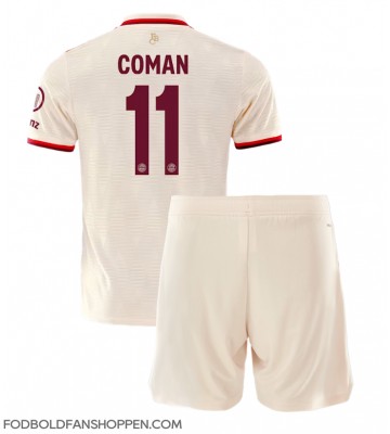 Bayern Munich Kingsley Coman #11 Tredjetrøje Børn 2024-25 Kortærmet (+ Korte bukser)